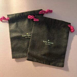 Used. Kate Spade Jewlery Dust Bags. 2 pieces